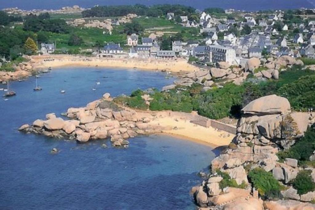 Studio Les Pieds Dans L'Eau Au Port De Ploumanac'H 펄로스가이렉 외부 사진